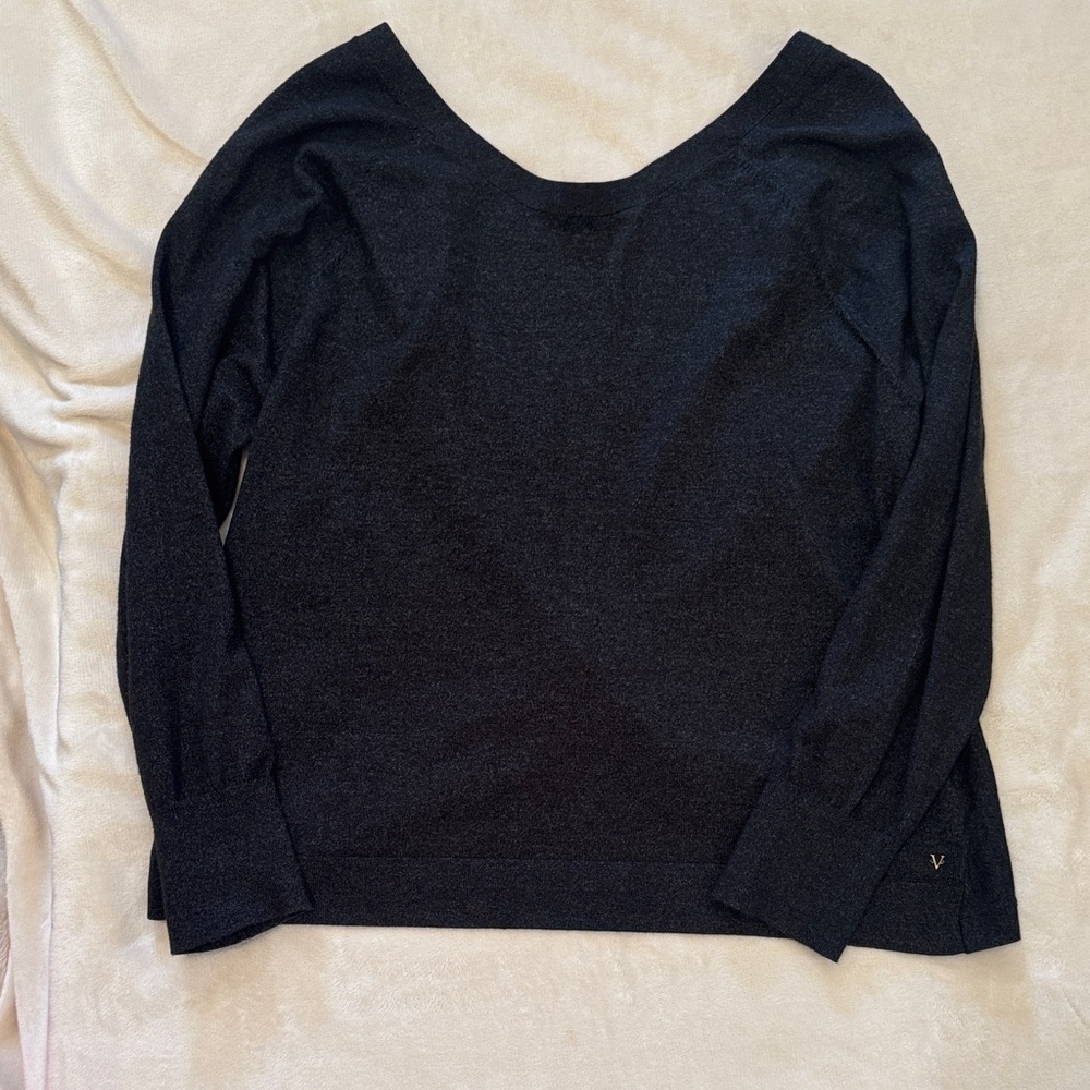 Victoria's Secret Crew Neck Twisted-Back Sweater - Picture 2 of 4